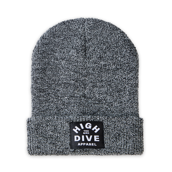 Antique Grey Beanie With Black HDA Label