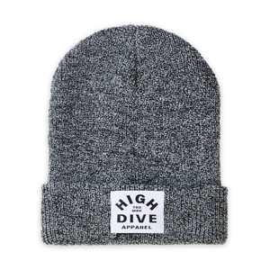 Antique Grey Beanie With White HDA Label