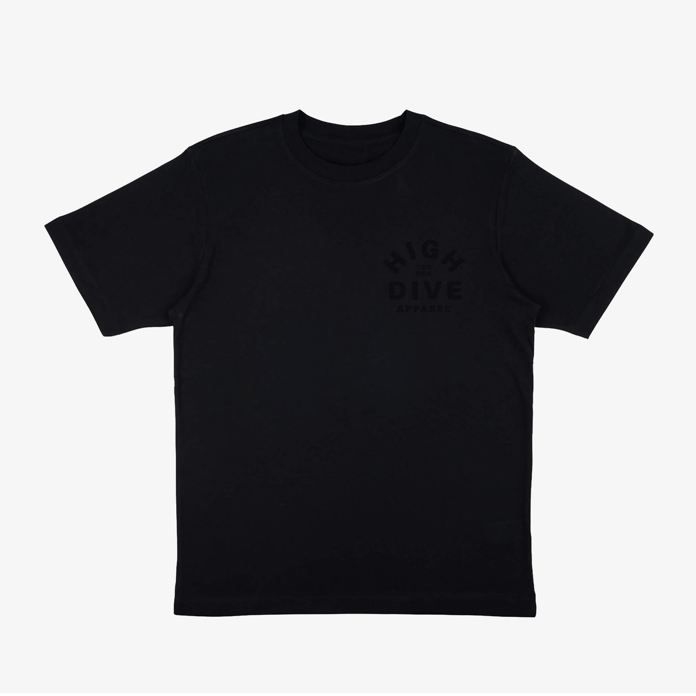 Schwarzes übergroßes T-Shirt