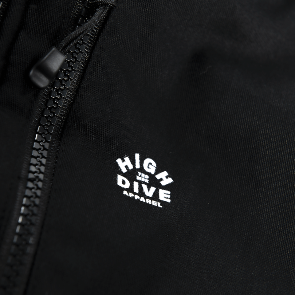HDA Black Sherpa Fleece Jacket