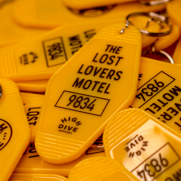 Lost Lovers Motel Keyring