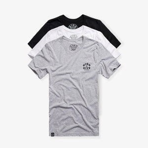 Camiseta básica de manga corta 