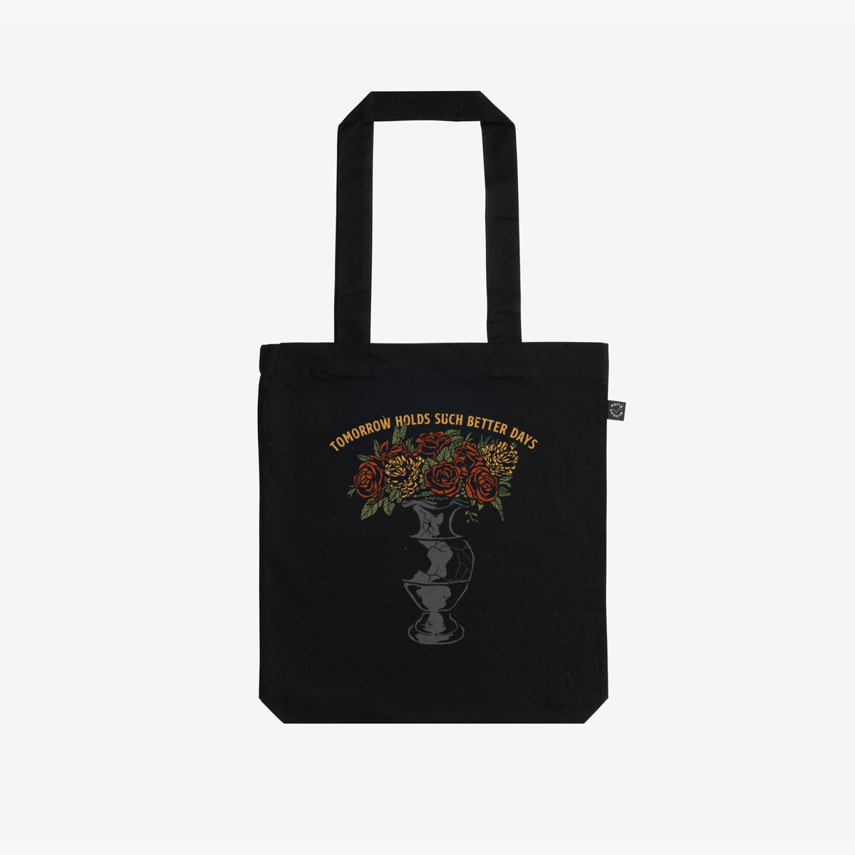 Tomorrow Black Tote Bag