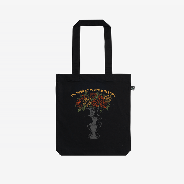Tomorrow Black Tote Bag