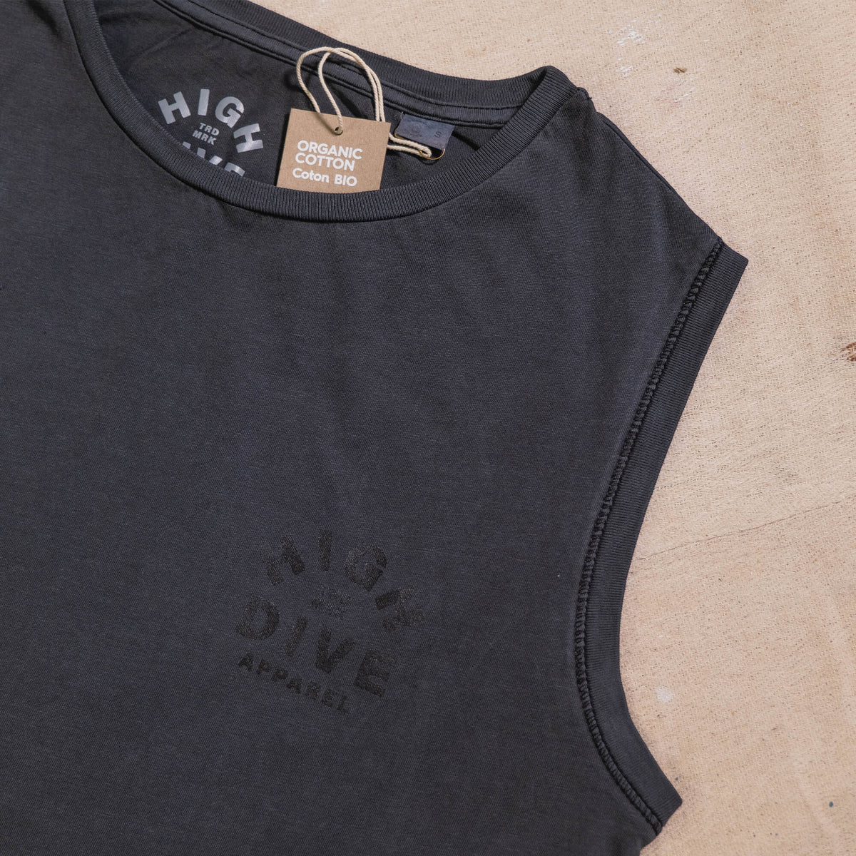 Washed Cropped Tank Top