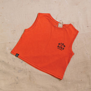 Washed Cropped Tank Top