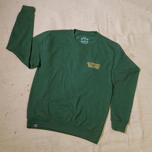 Better Days Bottle Green Jumper