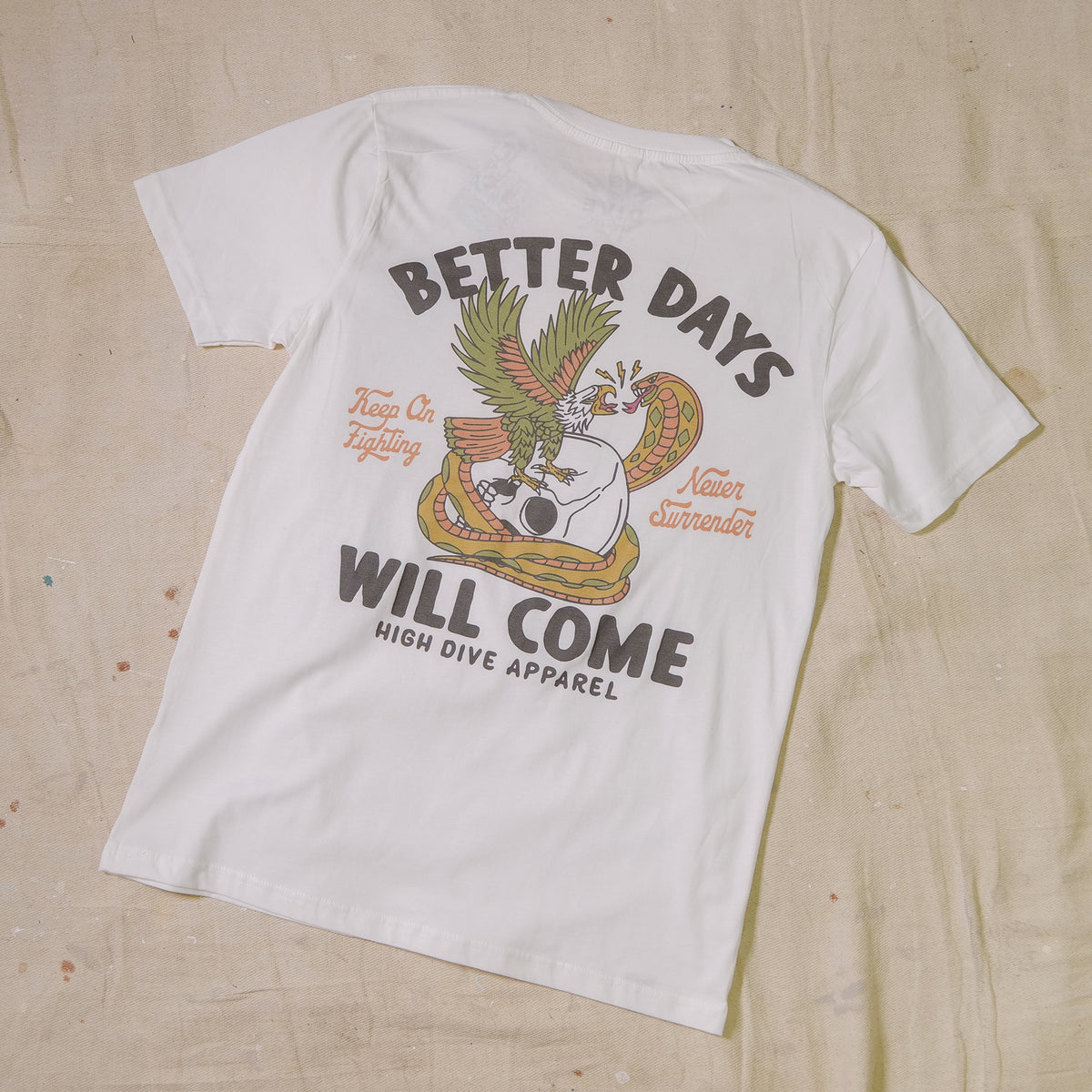 Better Days White Tee
