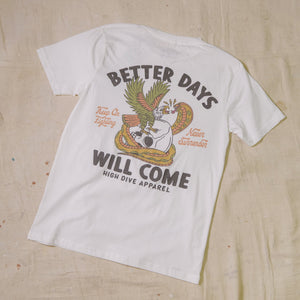 Better Days White Tee