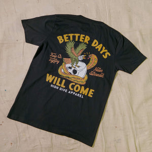 Better Days Black Tee