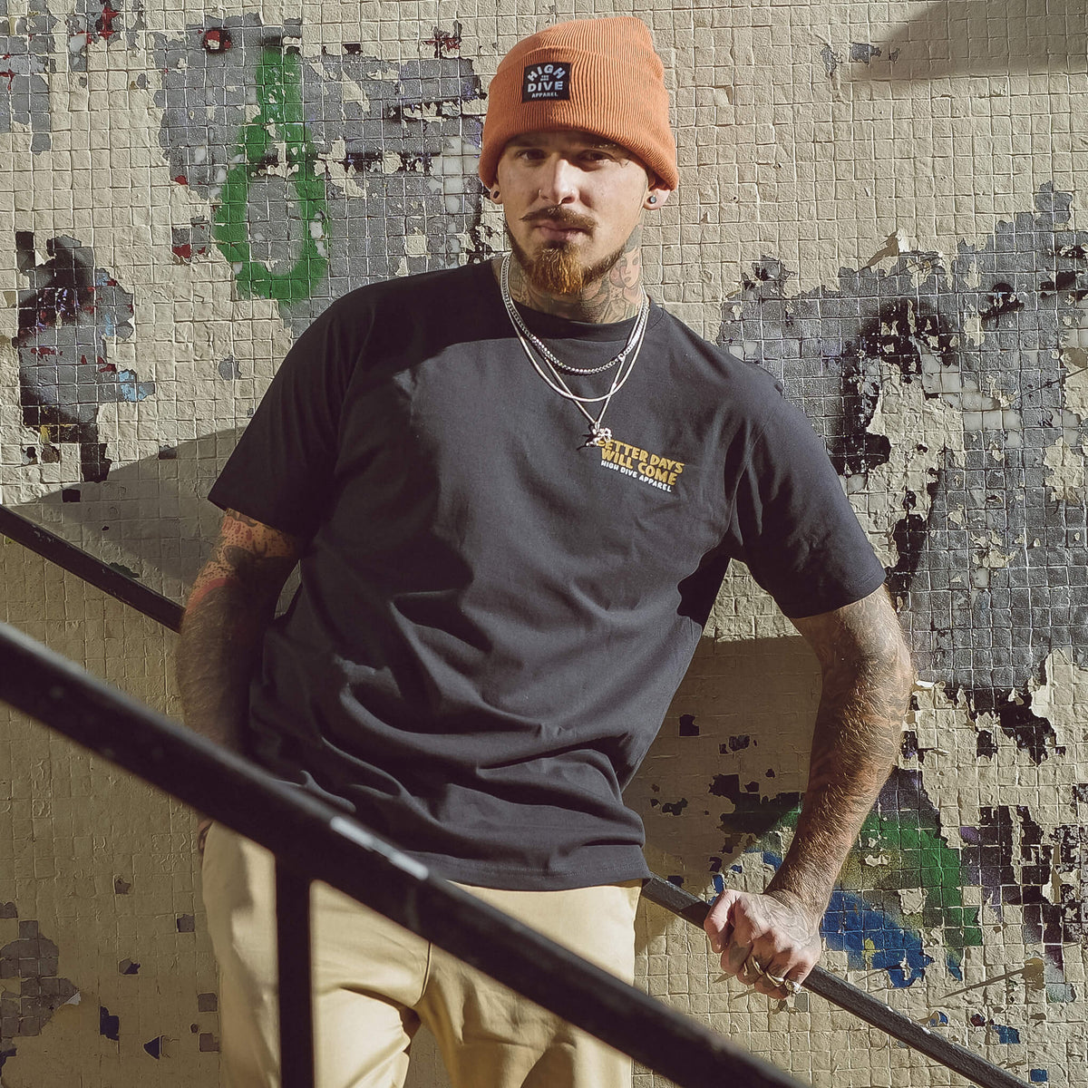 Better Days Black Tee