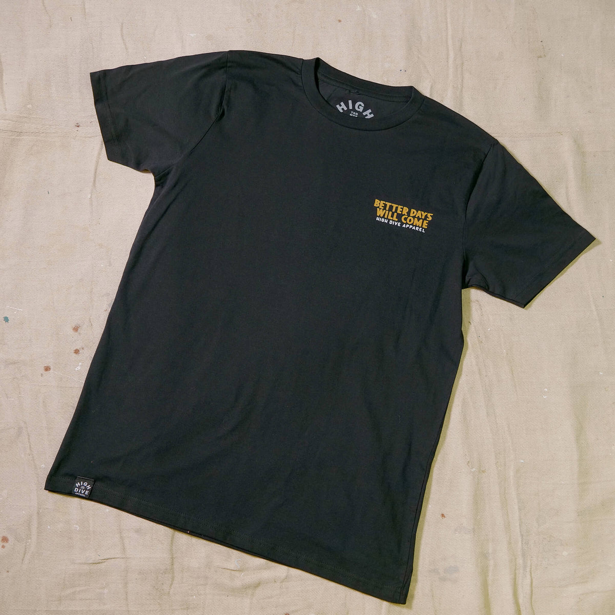 Better Days Black Tee