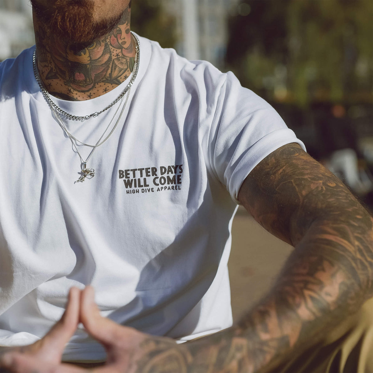 Better Days White Tee