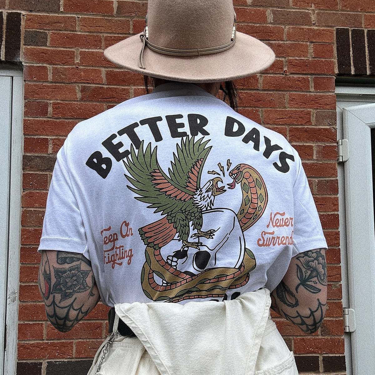 Better Days White Tee