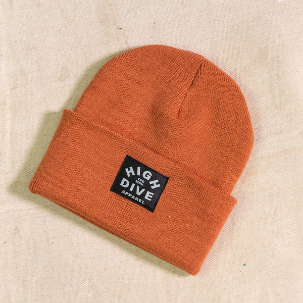 HDA Copper Beanie With Black Label