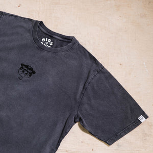 Embroidered Panther Stonewash Tee