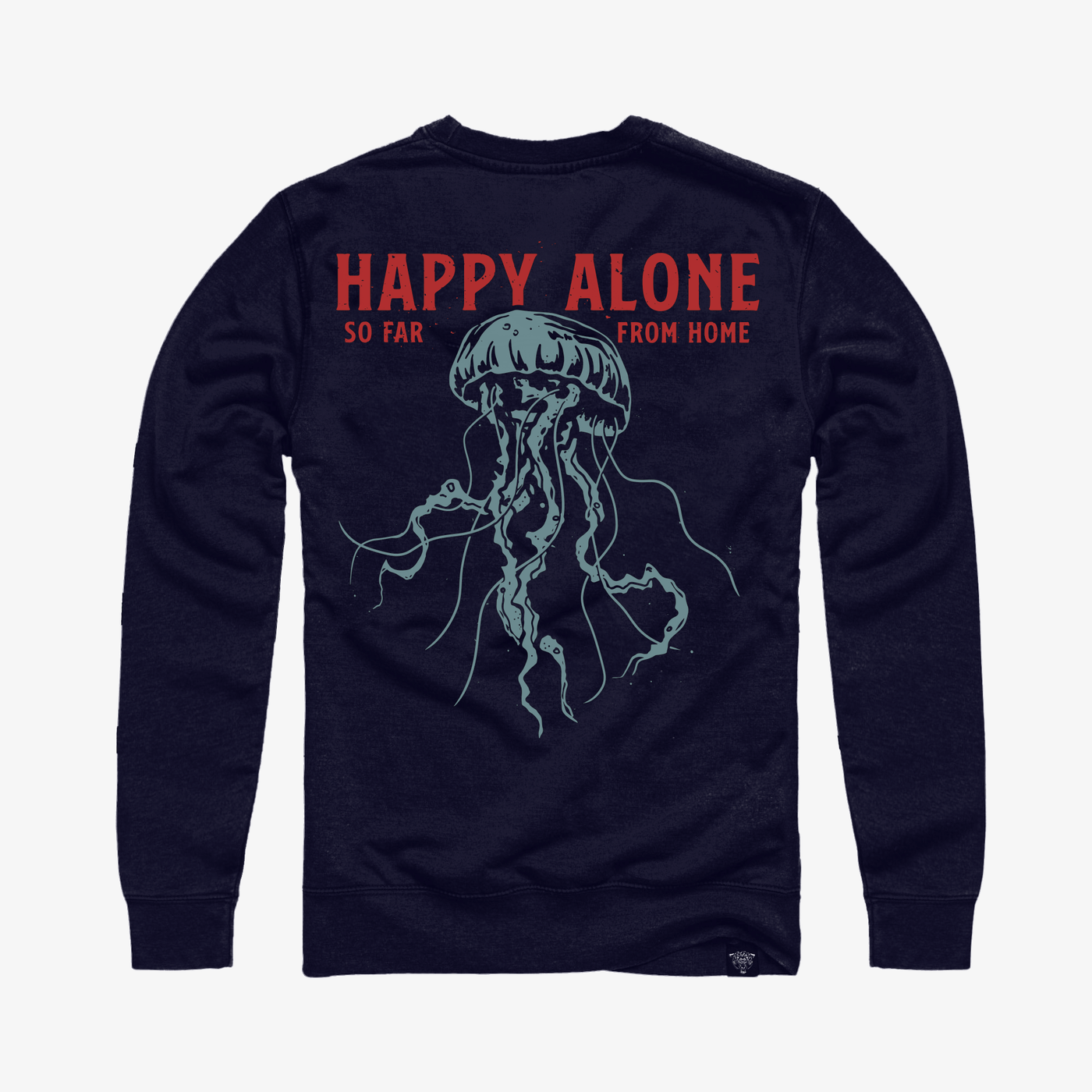Happy Alone Navy Crew