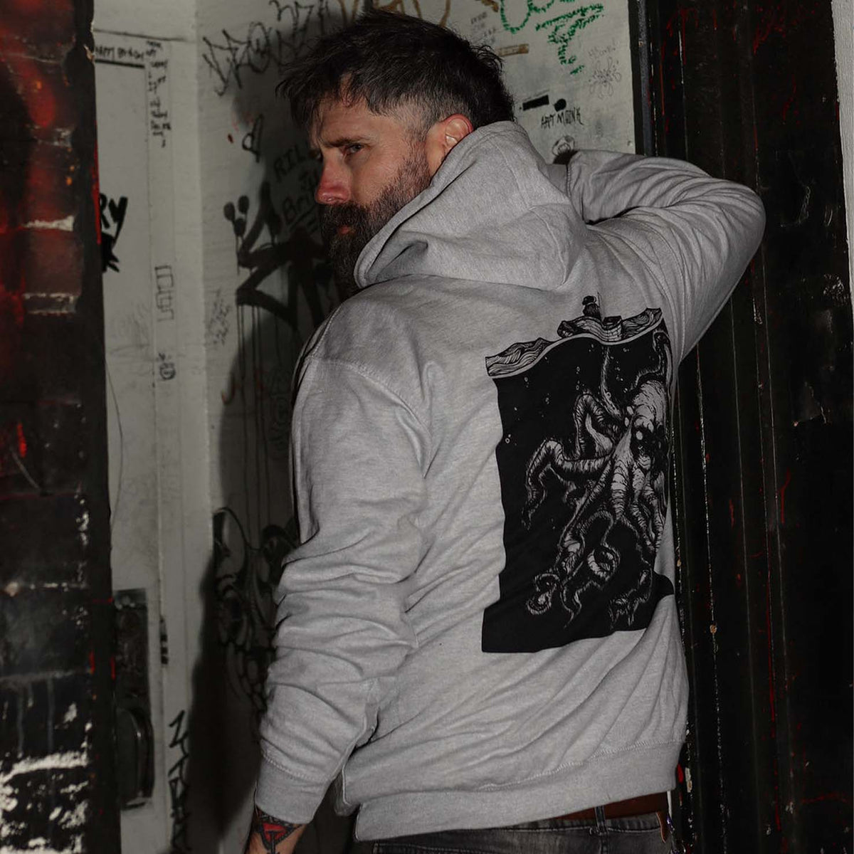 Kraken Grey Hoody