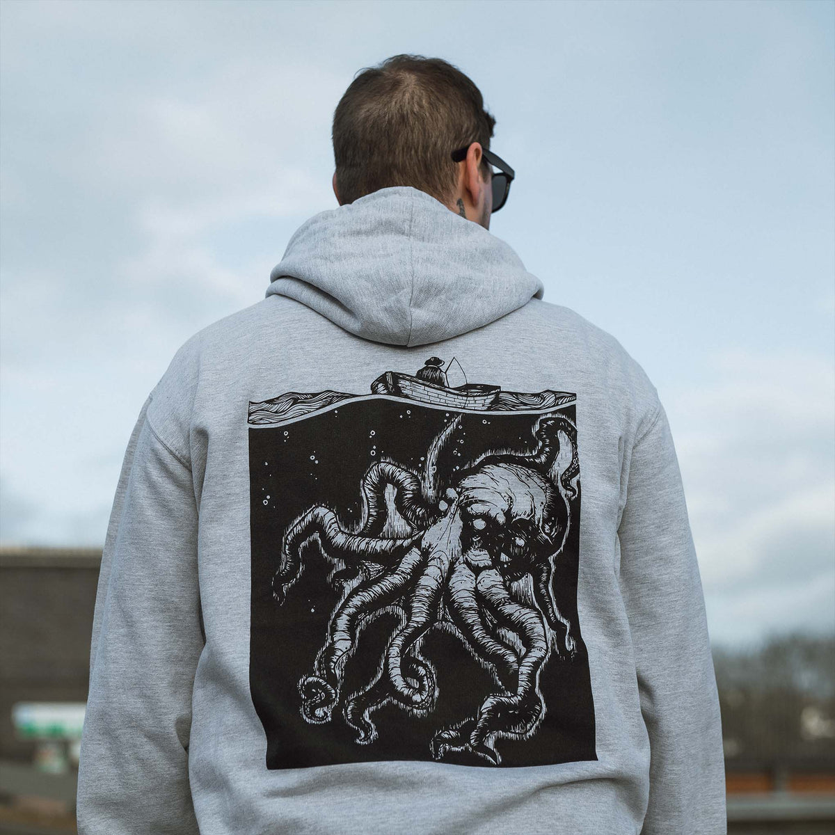 Kraken Grey Hoody
