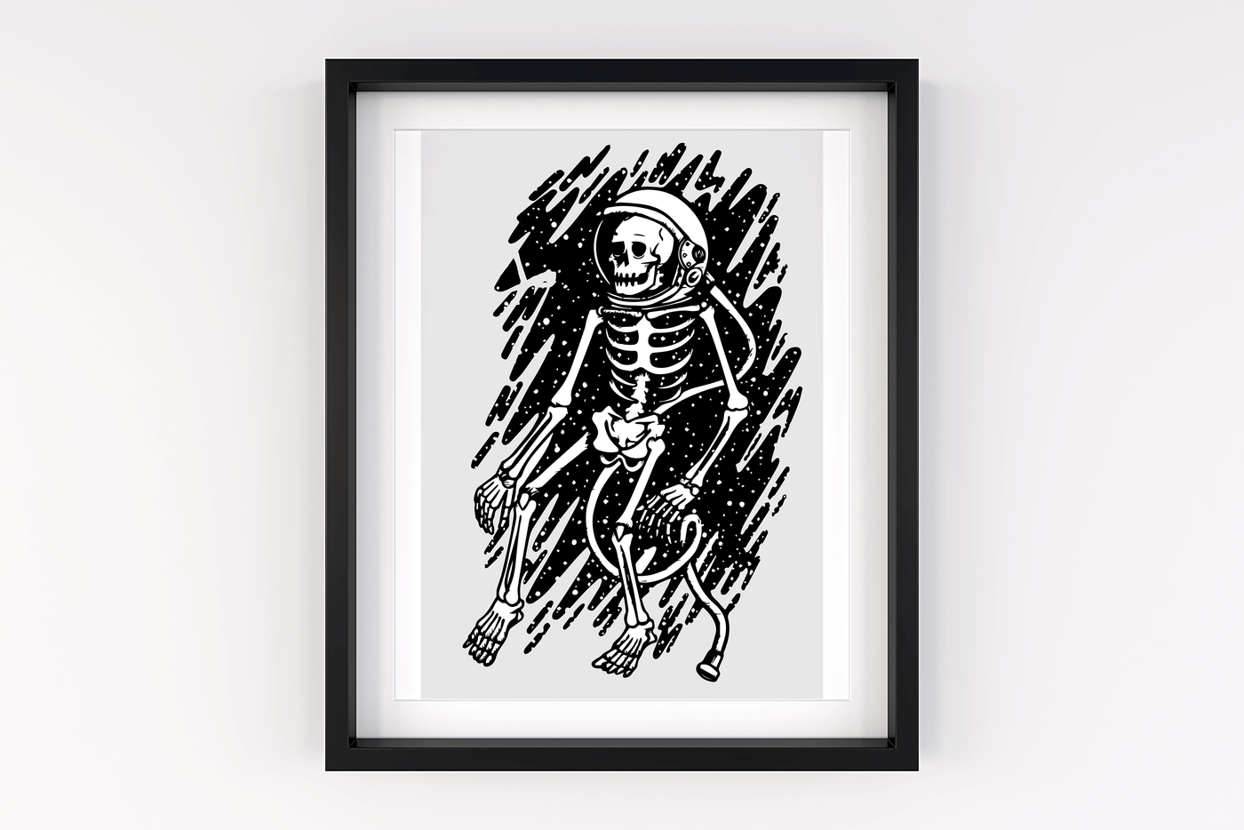 Lost In Space A4 Print
