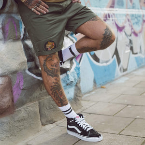 Sacred Tiger Green Walk Shorts