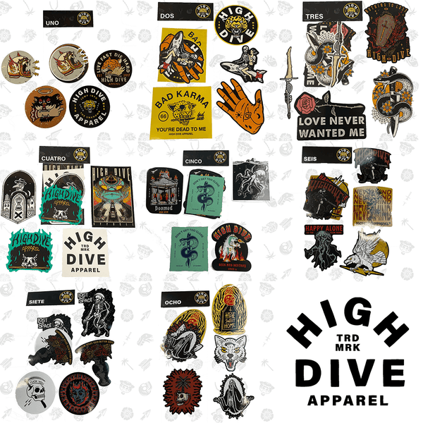 Random Mix of 4 Sticker Packs