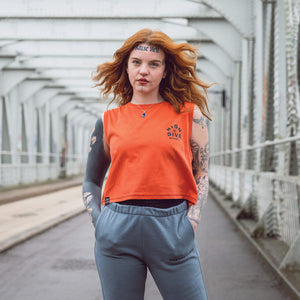Washed Cropped Tank Top